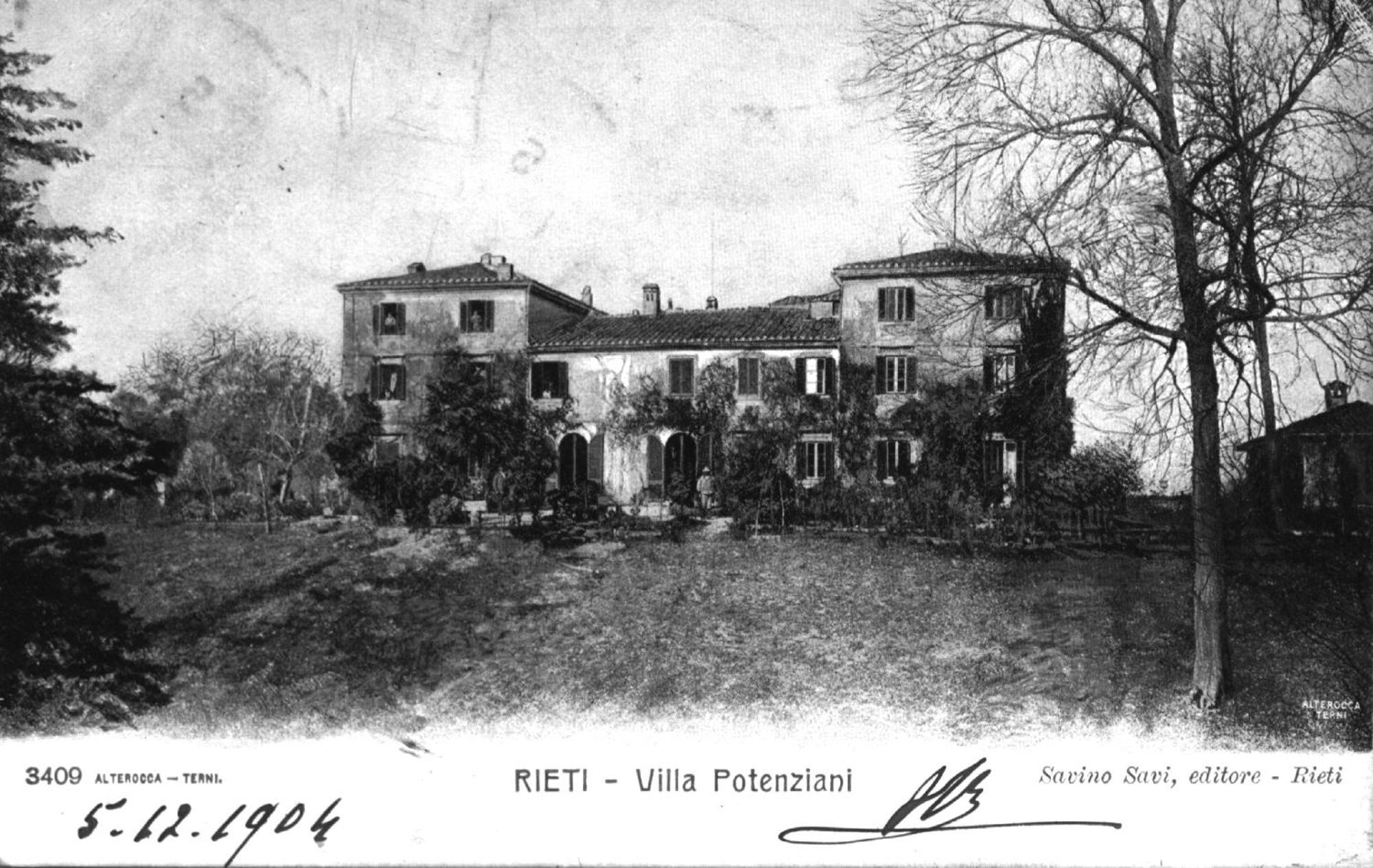 Park Hotel Villa Potenziani Риети Экстерьер фото